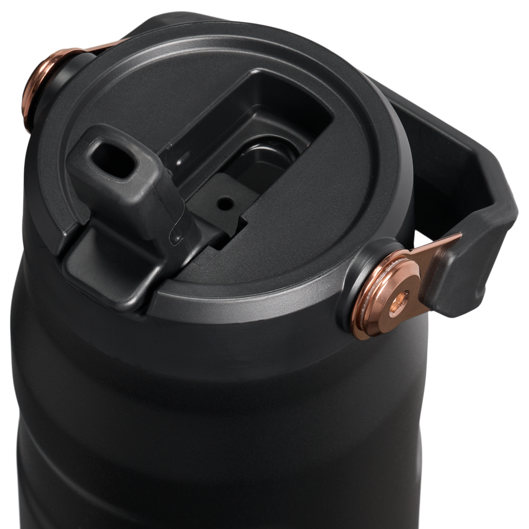 Messi x Stanley 1913 IceFLow™ Flip Straw 2.0 Bottle GOAT Black | 709ML