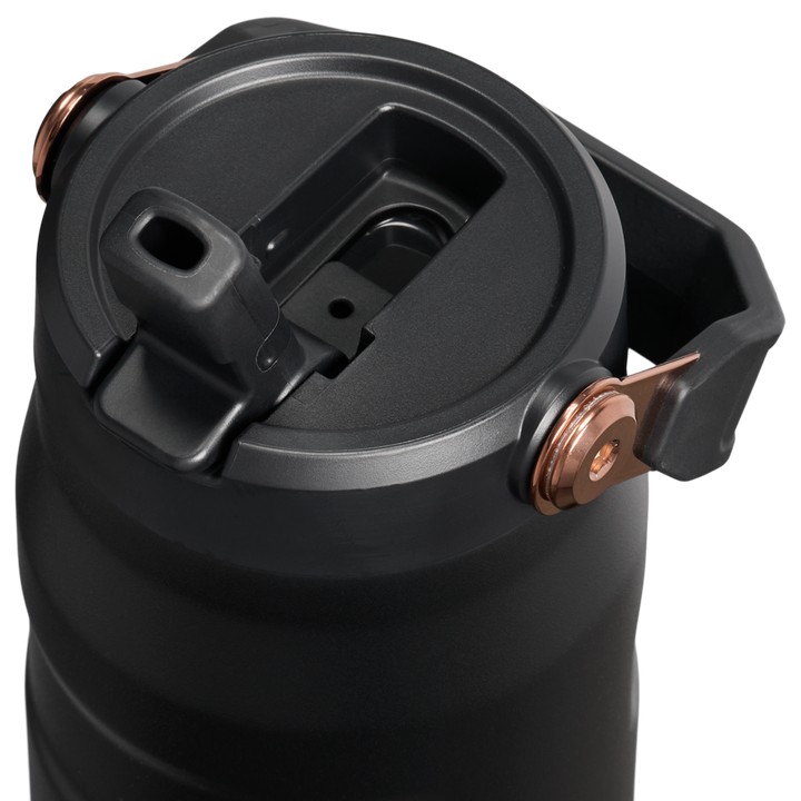 Messi x Stanley 1913 IceFLow™ Flip Straw 2.0 Bottle GOAT Black | 709ML