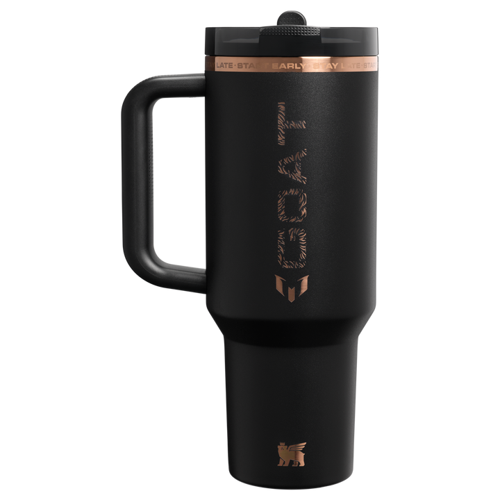 Messi x Stanley 1913 Quencher ProTour Flip Straw Tumbler GOAT Black | 1.1L