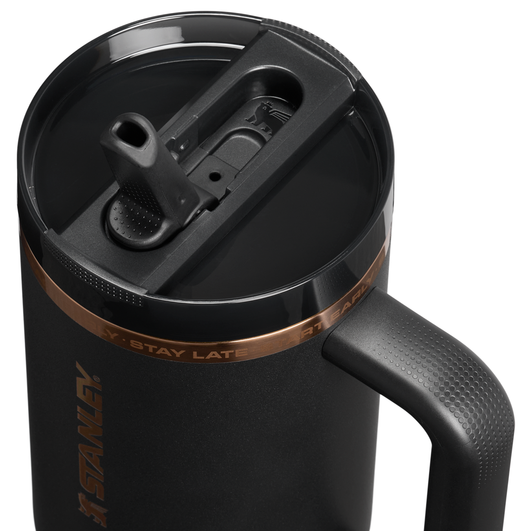 Messi x Stanley 1913 Quencher ProTour Flip Straw Tumbler GOAT Black | 1.1L
