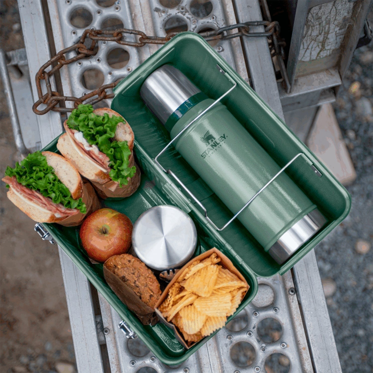 STANLEY CLASSIC LUNCH BOX グリーン Stanley Classic Lunchbox Hammertone Green – Stanley 1913 México
