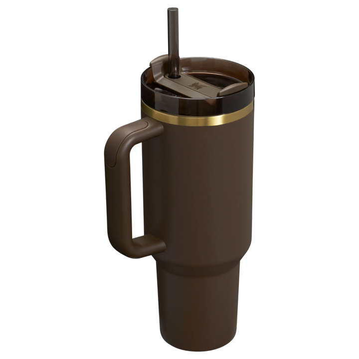 The Quencher H2.0 Flowstate™ Tumbler Chocolate Gold | 1.1L