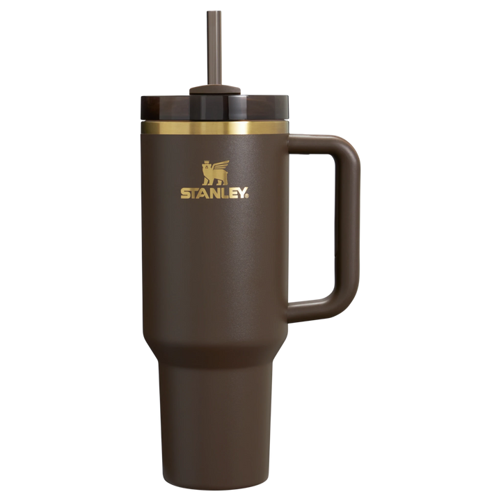 The Quencher H2.0 Flowstate™ Tumbler Chocolate Gold | 1.1L