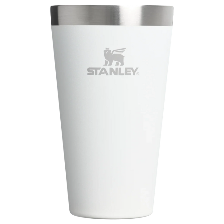 Vaso cervecero Stanley 1913 México Adventure apilable de acero inoxidable blanco con aislamiento al vacío