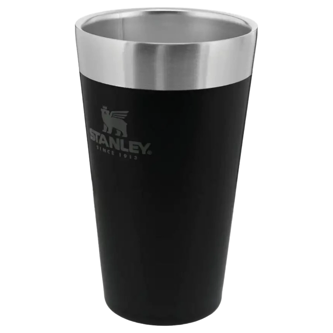 Vaso cervecero Stanley 1913 México Adventure Stacking de acero inoxidable negro con aislamiento al vacío