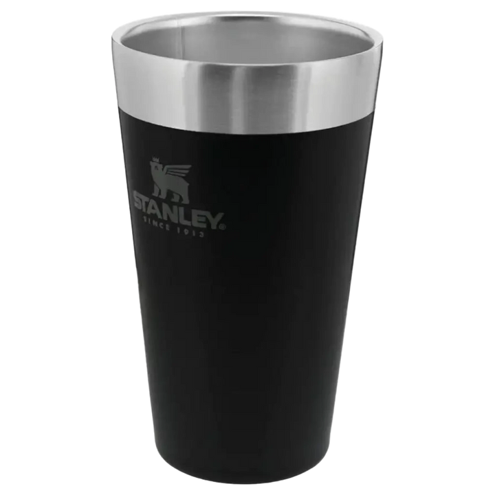 Vaso cervecero Stanley 1913 México Adventure Stacking de acero inoxidable negro con aislamiento al vacío
