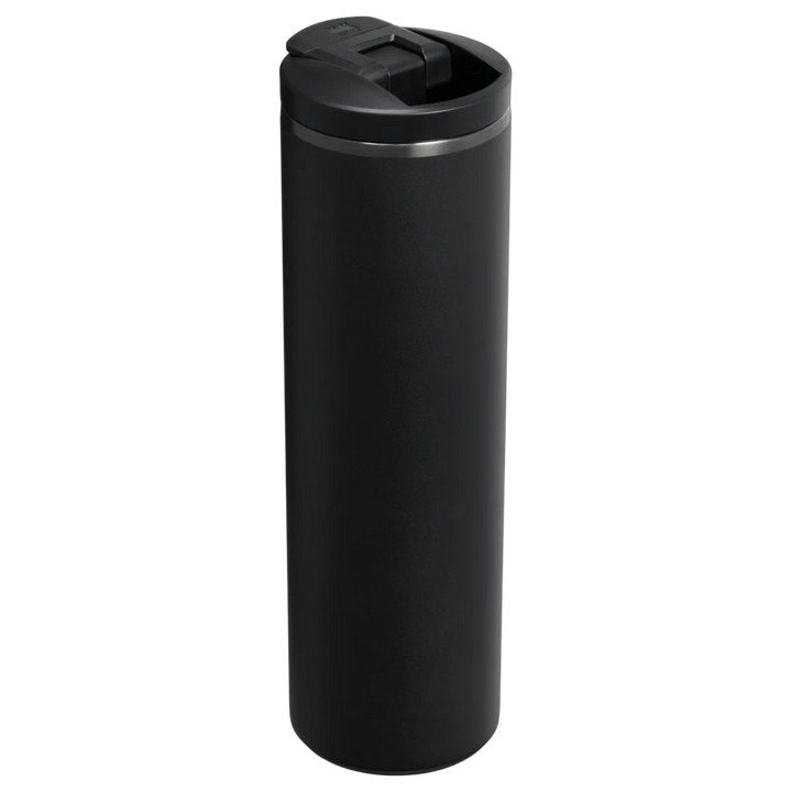 Stanley 1913 México black stainless steel 590ml travel mug with flip-top lid, leak-proof and insulated