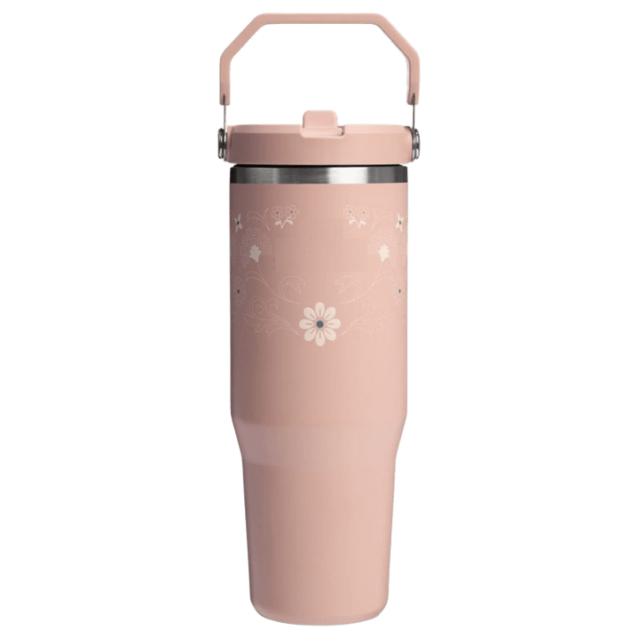 Stanley IceFlow™ Flip Straw Tumbler Pink Dusk Stitch | 887ML