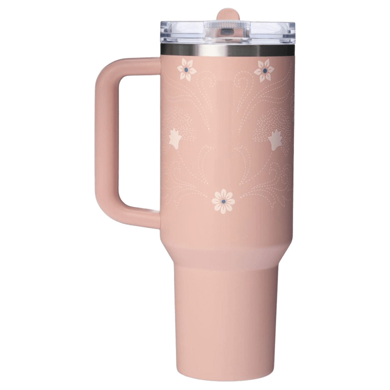 Stanley Quencher ProTour Flip Straw Tumbler Pink Dusk Stitch | 1.18L