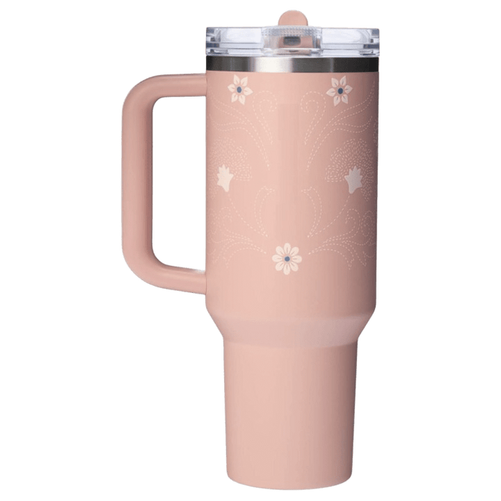 Stanley Quencher ProTour Flip Straw Tumbler Pink Dusk Stitch | 1.18L
