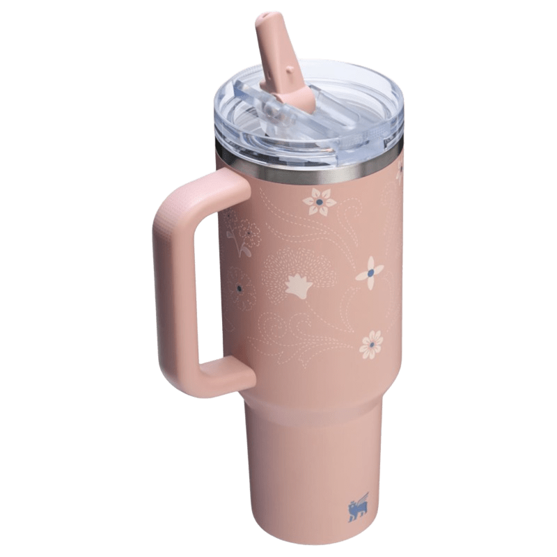 Stanley Quencher ProTour Flip Straw Tumbler Pink Dusk Stitch | 1.18L